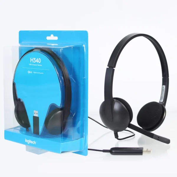 LOGITECH USB HEADPHONE H340 - Image 2